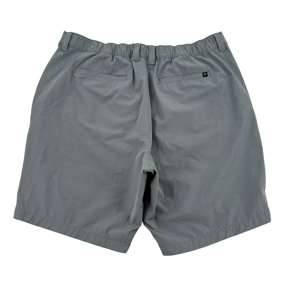 Banana Republic Core Temp Shorts Gray Elastic Waist Performance Stretch Mens 40